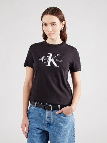 Calvin Klein Jeans Póló - fekete: elől