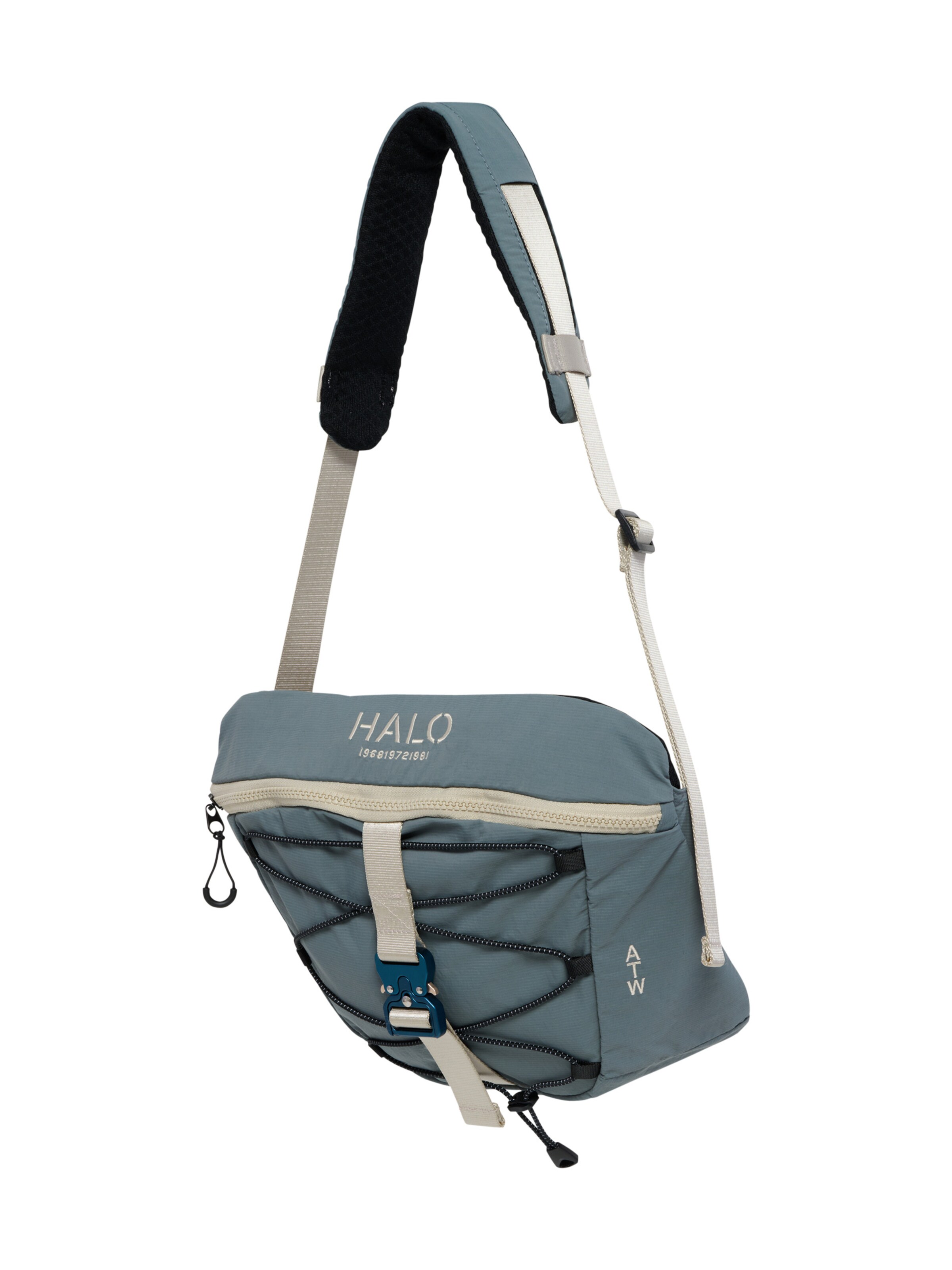 HALO Crossbody Bag in Blue: front