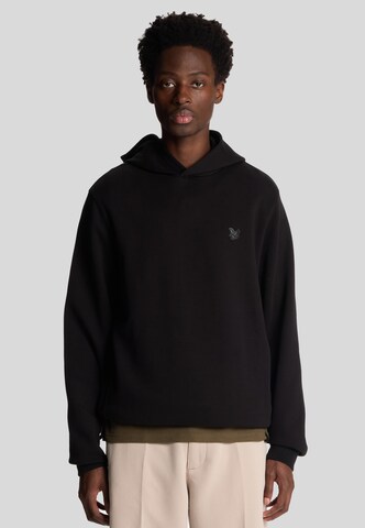 Lyle & Scott Sweatshirt 'Blend' in Zwart: voorkant