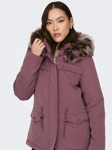 Parka mi-saison 'New Starline' ONLY en rose