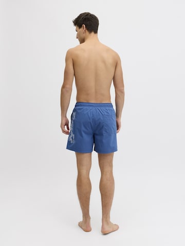 JACK & JONES Zwemshorts 'JPSTMaui' in Blauw