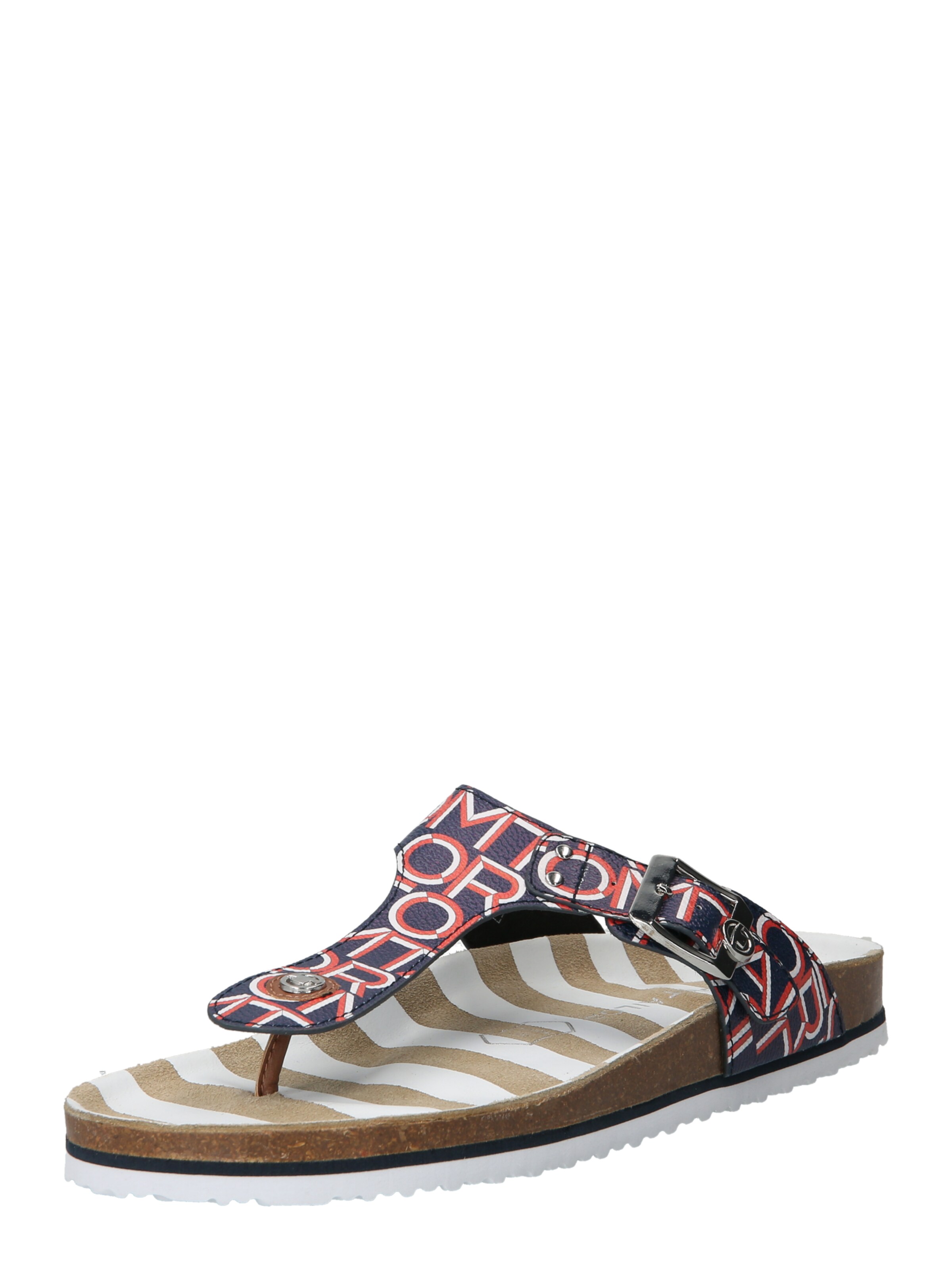 TOM TAILOR Zehentrenner in Blau: Vorderseite