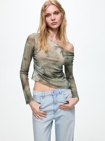 Maglietta di Pull&Bear in verde: frontale