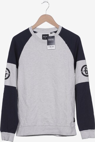 Only & Sons Sweatshirt & Zip-Up Hoodie in L in Grey: front