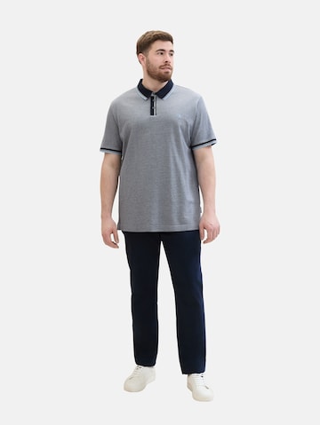 TOM TAILOR Men + Regular Chino Pants in Blue