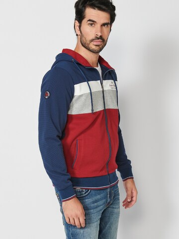 KOROSHI Zip-Up Hoodie in Blue