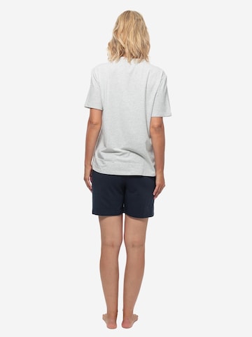 SCHIESSER Pyjama 'Organic Cotton' in Blauw