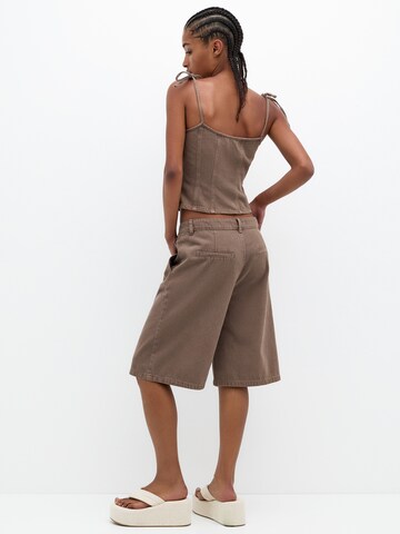 Pull&Bear Top | rjava barva