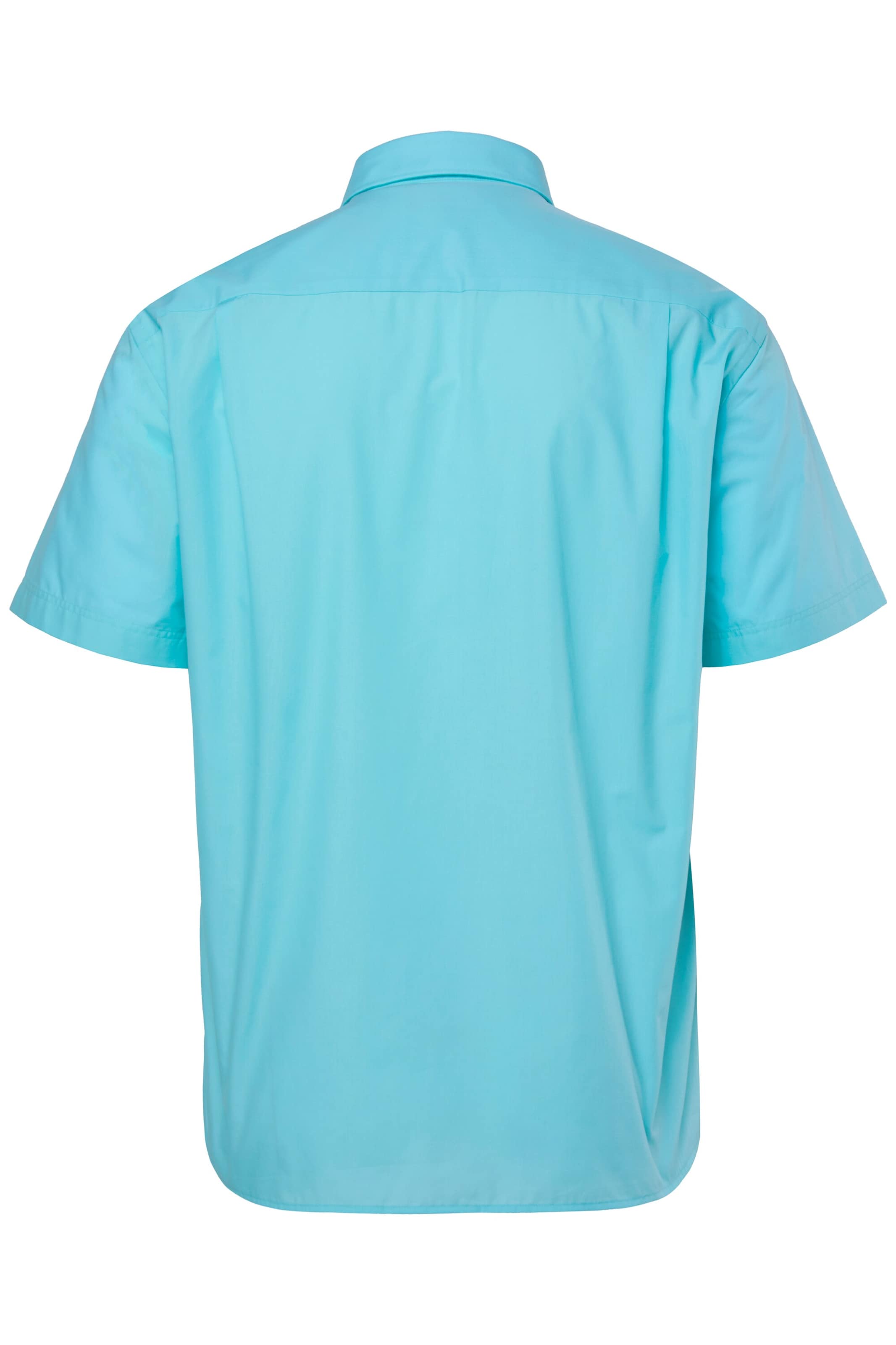 Men Plus Comfort fit Button Up Shirt in Blue