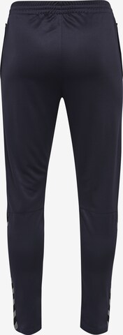 Effilé Pantalon de sport Hummel en bleu