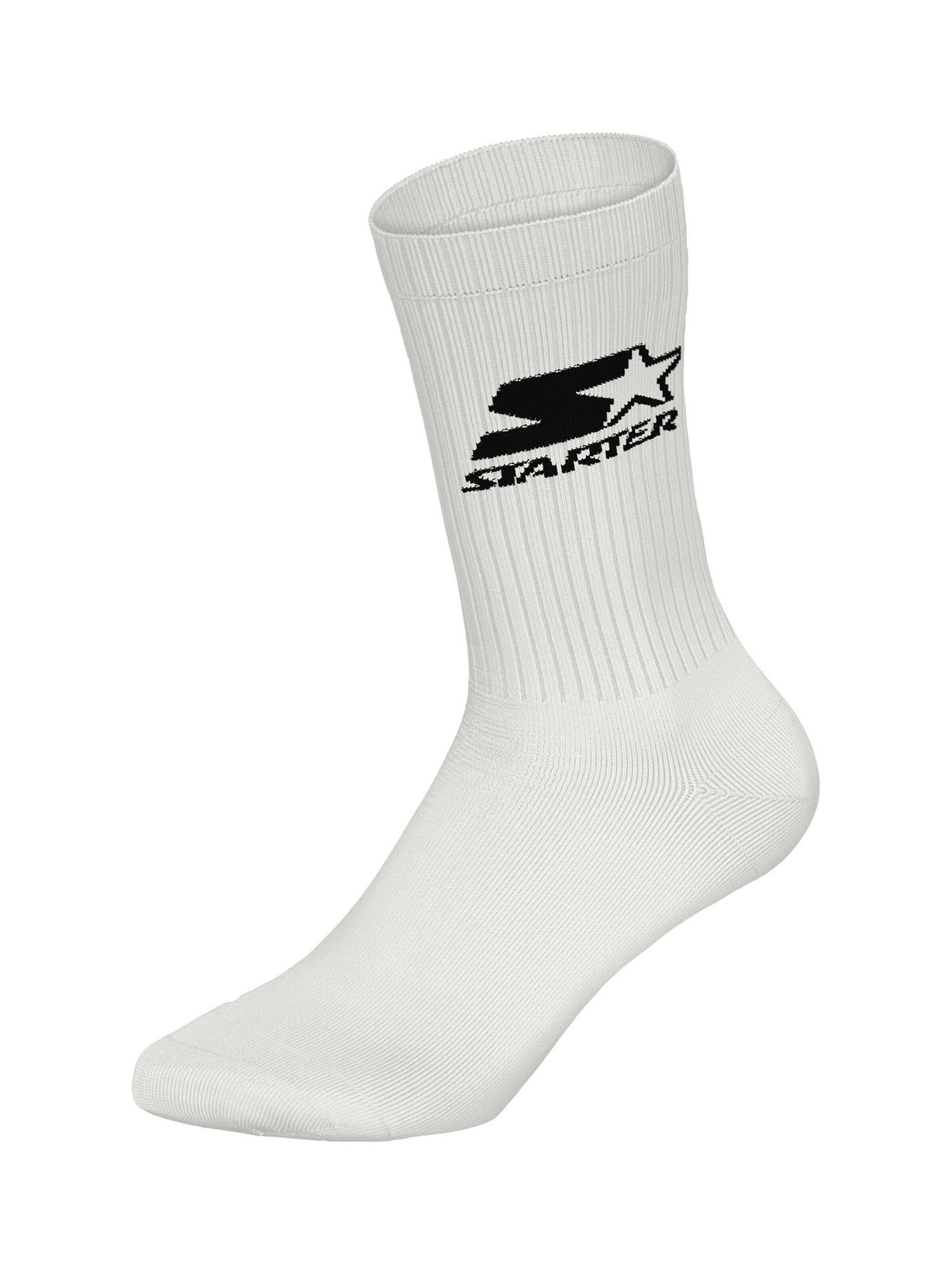 Chaussettes ' Crew ' Starter en blanc