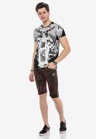 CIPO & BAXX Regular Jeans 'Rotten' in Red