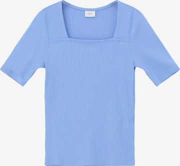 s.Oliver Shirt in Blauw: voorkant