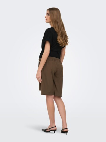 Regular Pantalon à pince 'OLMVictoria' Only Maternity en marron