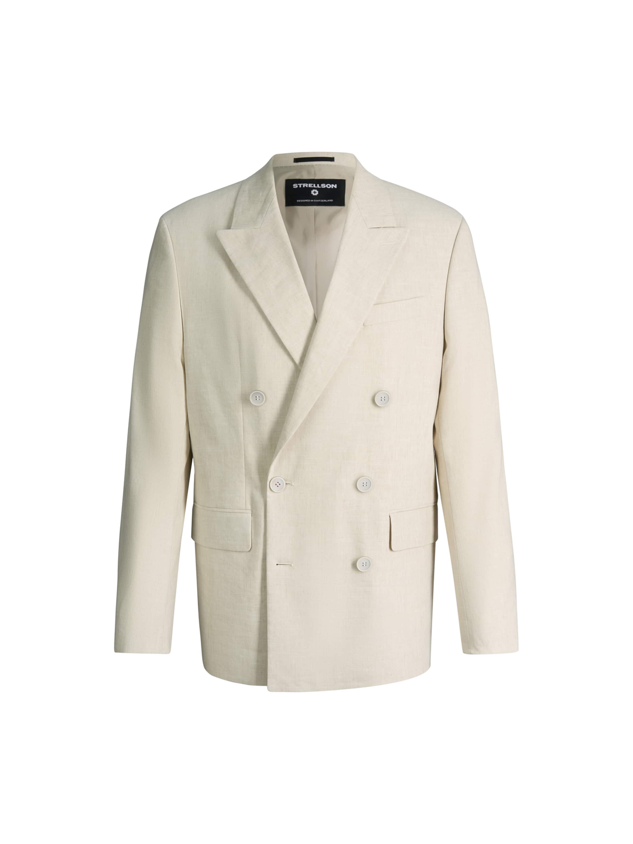 STRELLSON Regular fit Business-colbert 'Ashton'' in Beige: voorkant