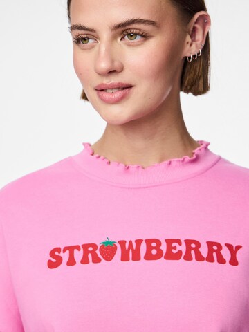 PIECES Sweatshirt 'PCMaliah' in Pink