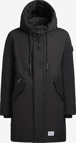 Manteau d’hiver 'Anth' khujo en gris : devant