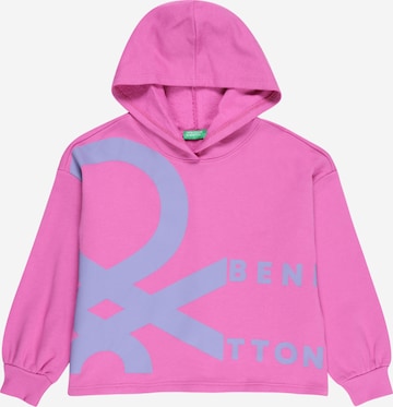 UNITED COLORS OF BENETTON Sweatshirt in Pink: predná strana