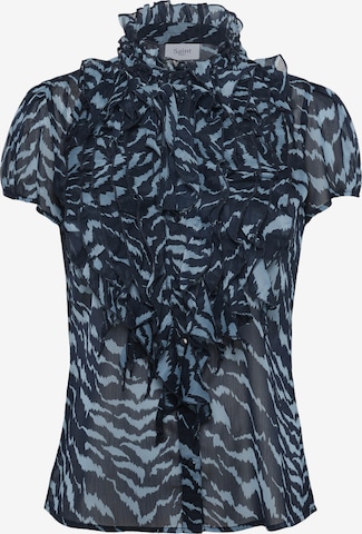 SAINT TROPEZ Bluse 'Lilja' i blå: forside