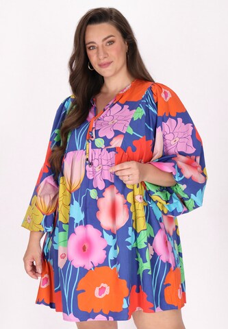 FRAULLY - Vestido em azul: frente