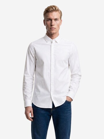Maglietta '8NZCGB Z8ANZ' di ARMANI EXCHANGE in bianco: frontale