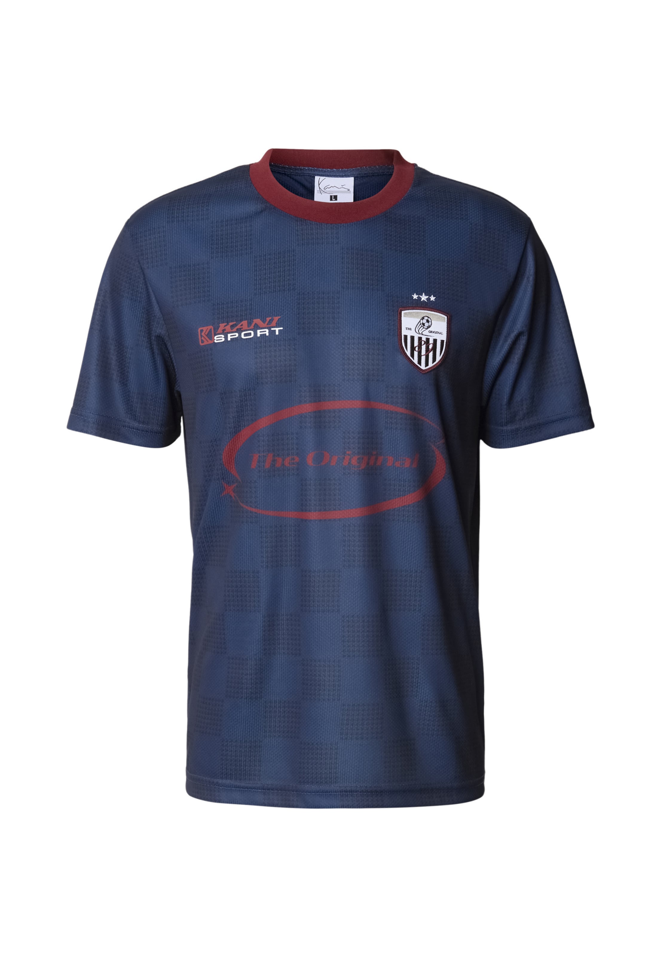 Maglia funzionale 'Star' di Karl Kani in blu: frontale