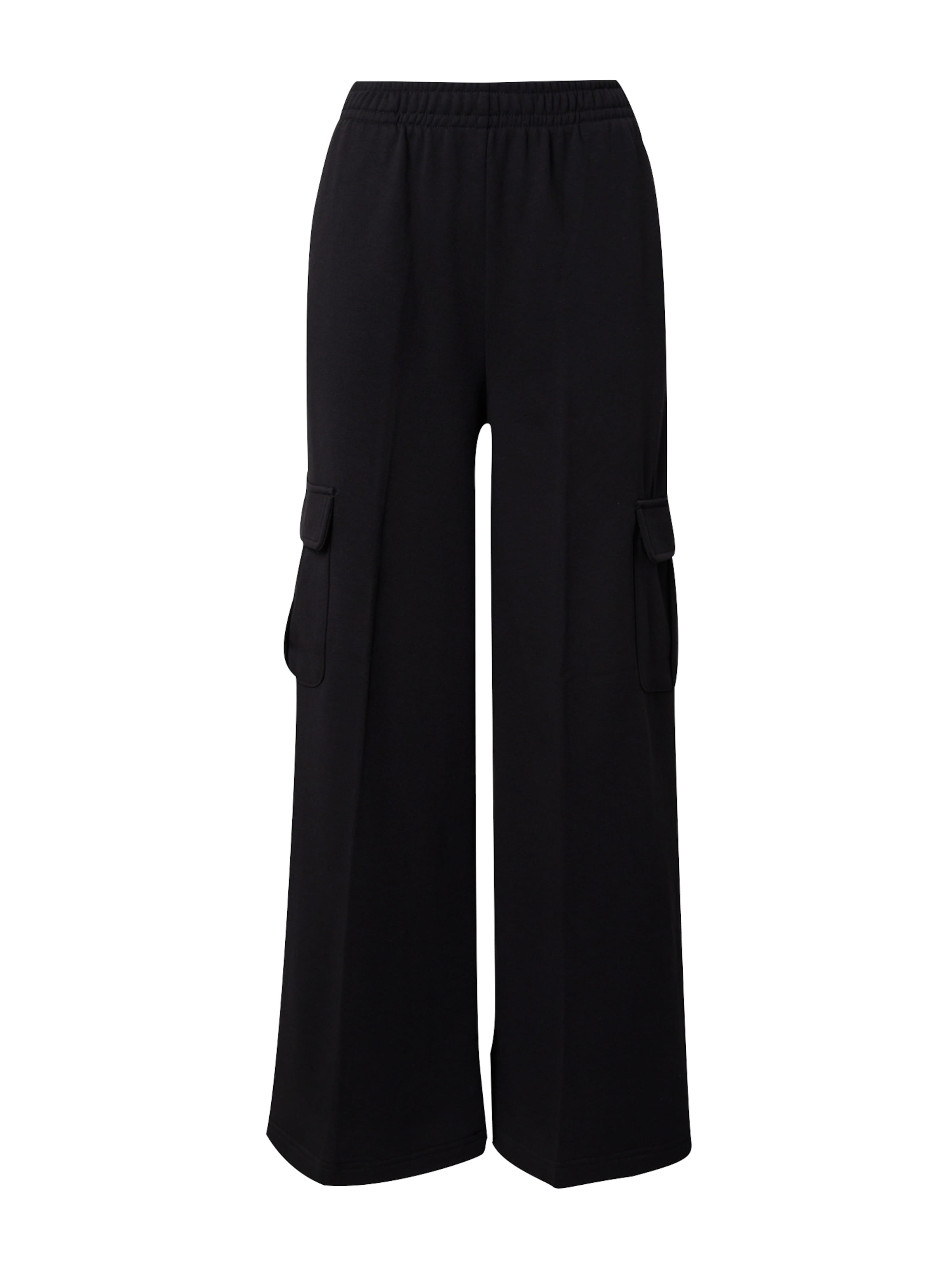 Wide Leg Pantalon cargo Urban Classics en noir : devant