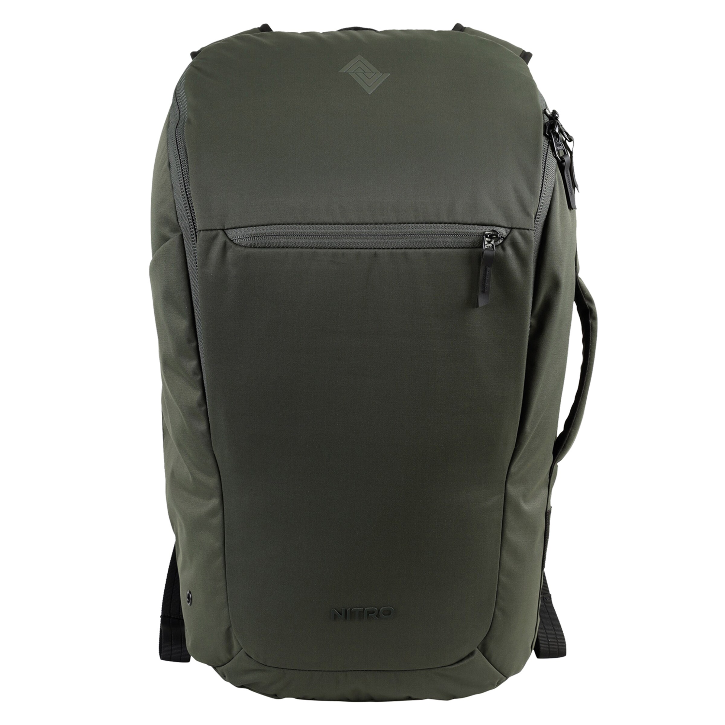 NitroBags Backpack 'Nikuro' in Green: front