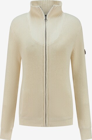 Travelin Strickjacke 'Snowdon' in Beige: predná strana