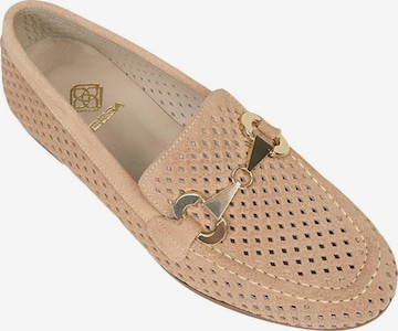 Desa Mokassin 'Beleg' in Beige: Vorderseite