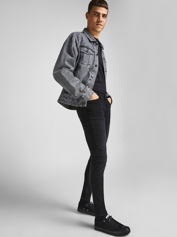 JACK & JONES Skinny Jeans 'Pete' in Zwart