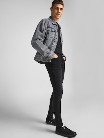 JACK & JONES Skinny Jeans 'Pete' in Zwart