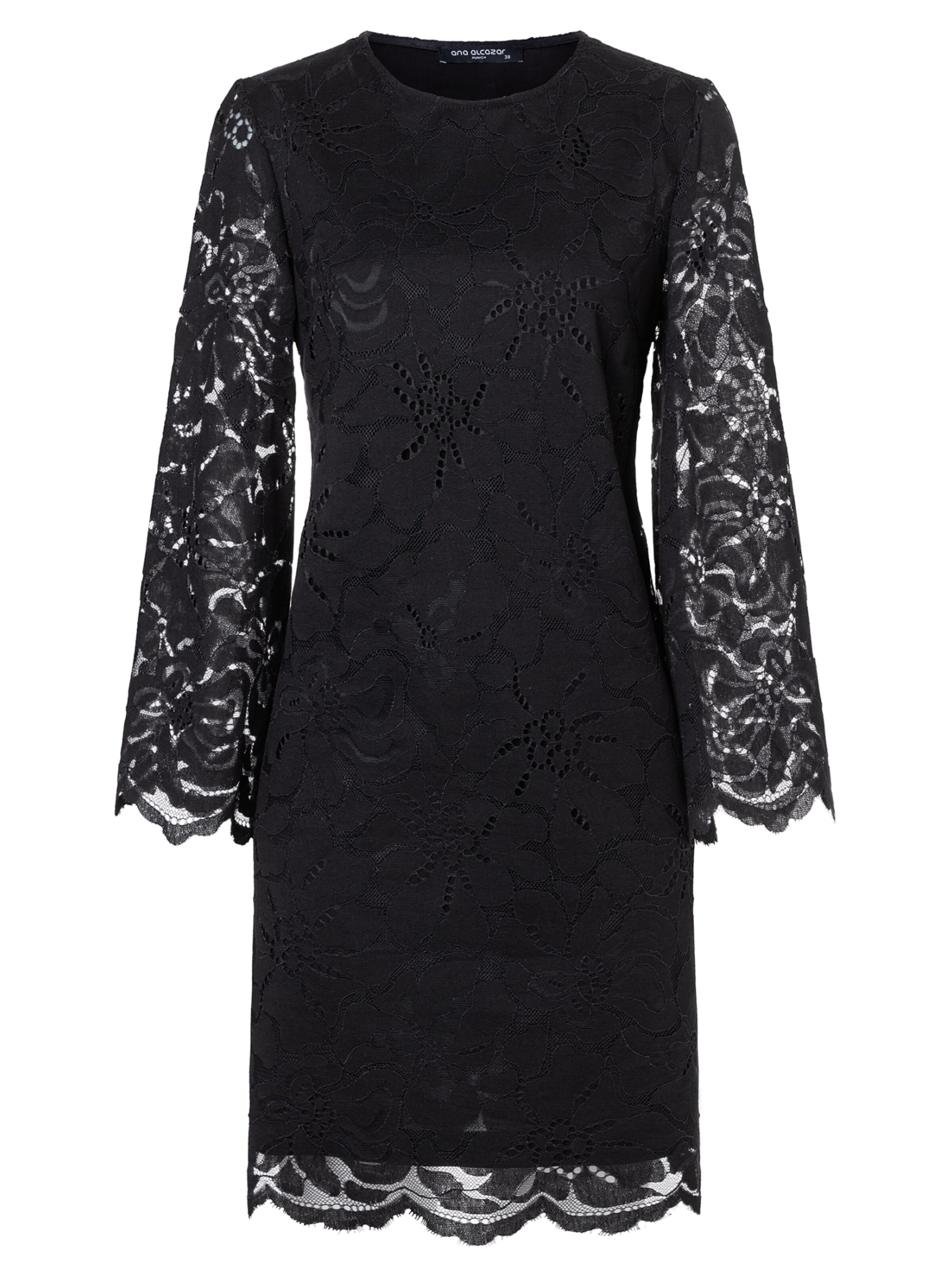 Robe 'Dalor' Ana Alcazar en noir : devant