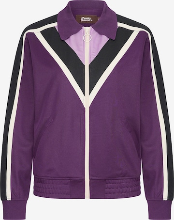 4funkyflavours Between-Season Jacket 'Let's Make It Up' in Mixed colors: front