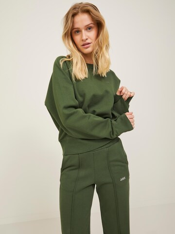 JJXX Sweatshirt 'Caitlyn' in Groen: voorkant