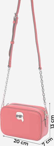 Karl Lagerfeld Crossbody Bag 'Ikonik 2.0' in Red