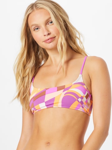 Bustier Hauts de bikini Cotton On Body en violet : devant