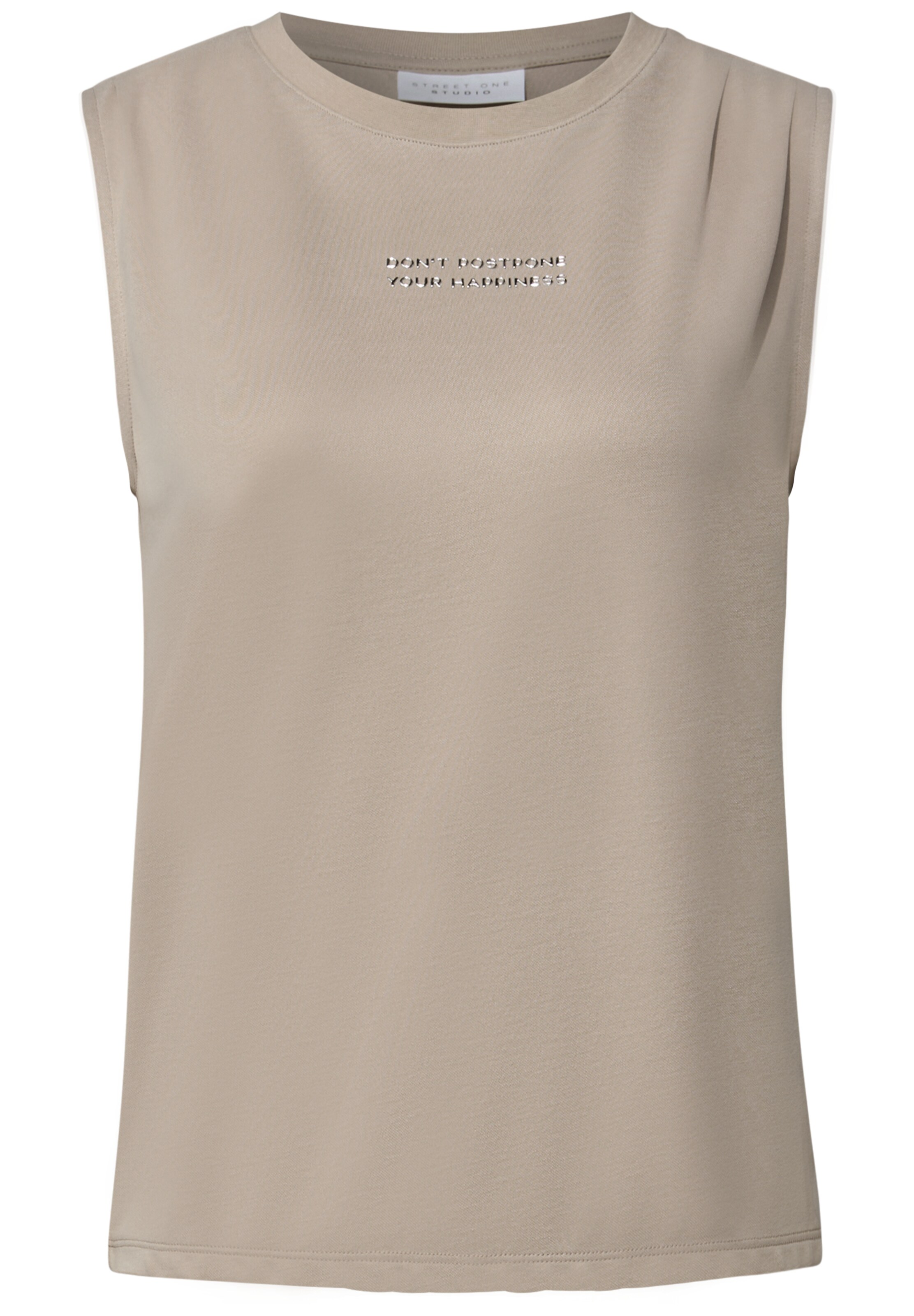 Street One Studio Top in Beige: Vorderseite