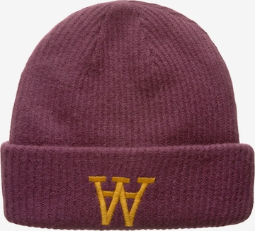 WOOD WOOD Mütze 'Vin AA' in Braun: Vorderseite