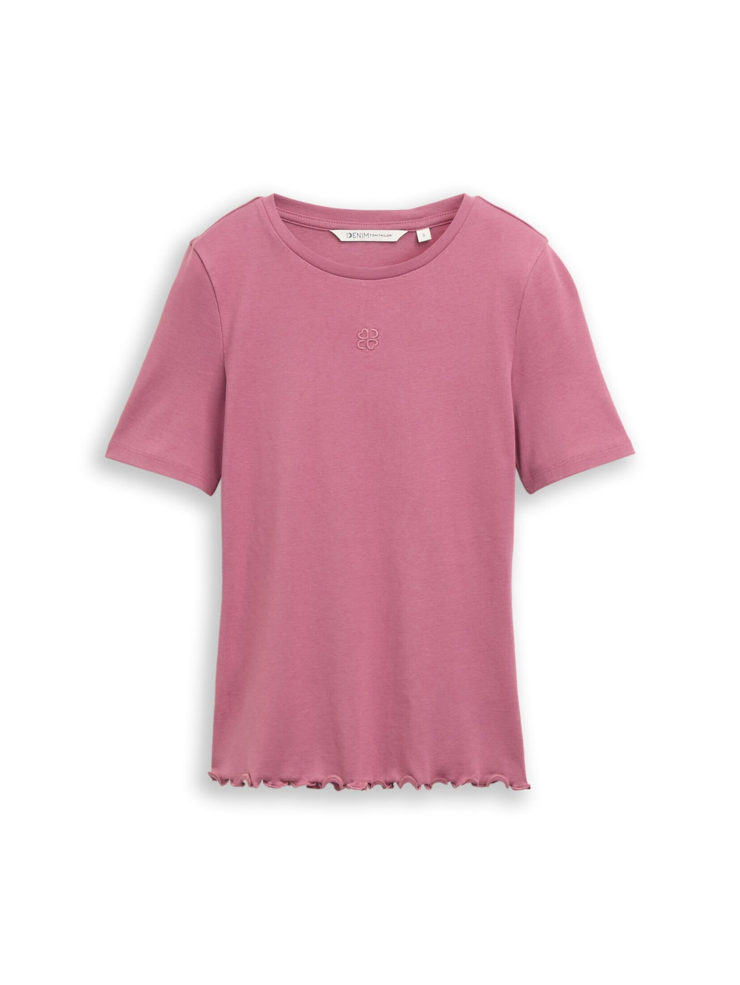 TOM TAILOR DENIM T-Shirt in Pink: Vorderseite
