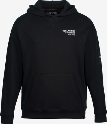 STHUGE Sweatshirt in Black: front