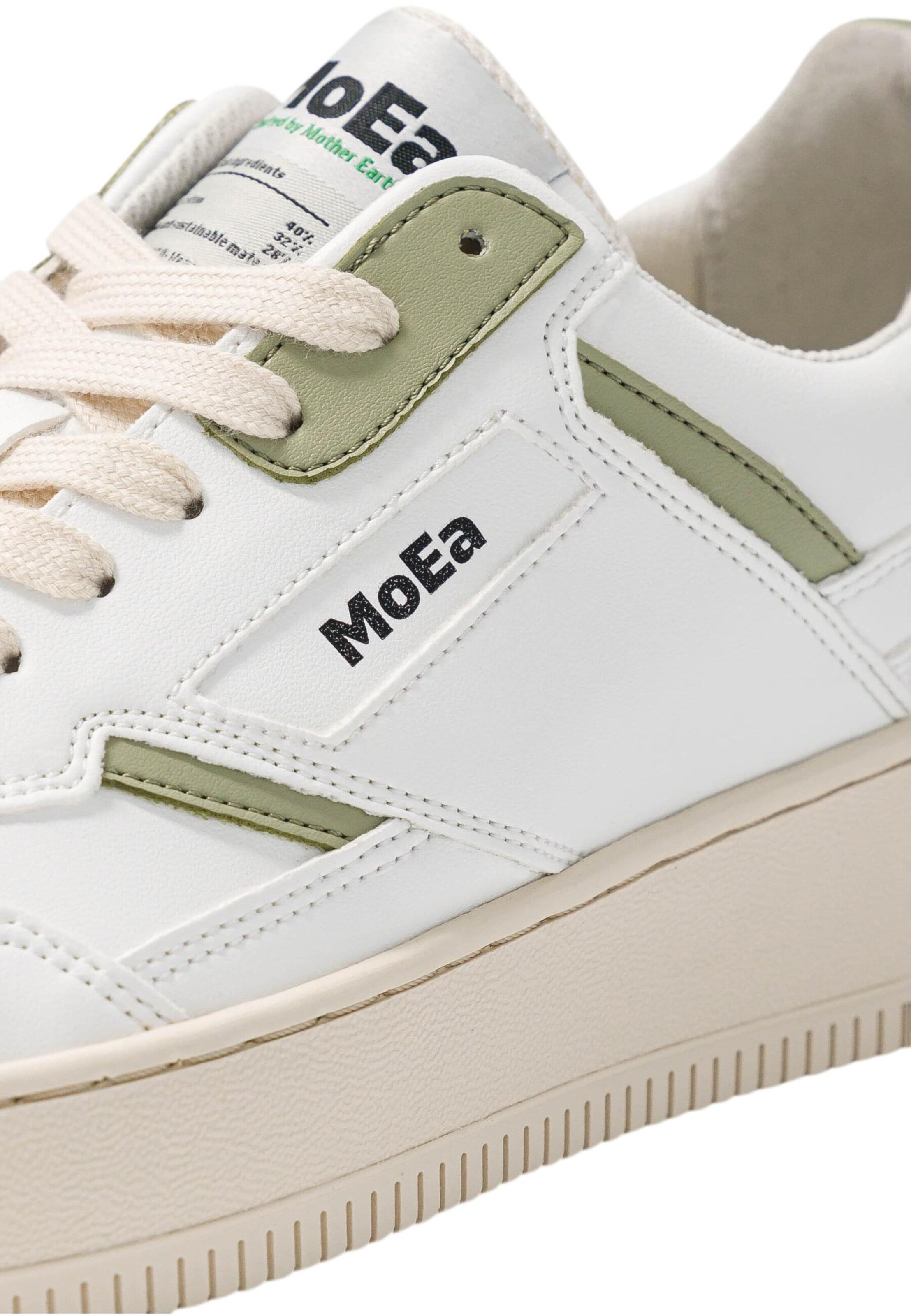 Sneaker bassa 'Gen1 - Cactus' di MoEa in bianco
