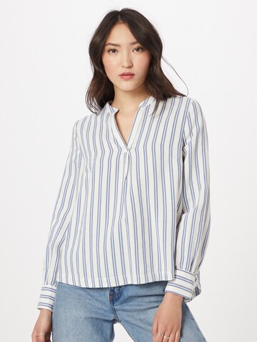 Camicia da donna di MORE & MORE in blu: frontale