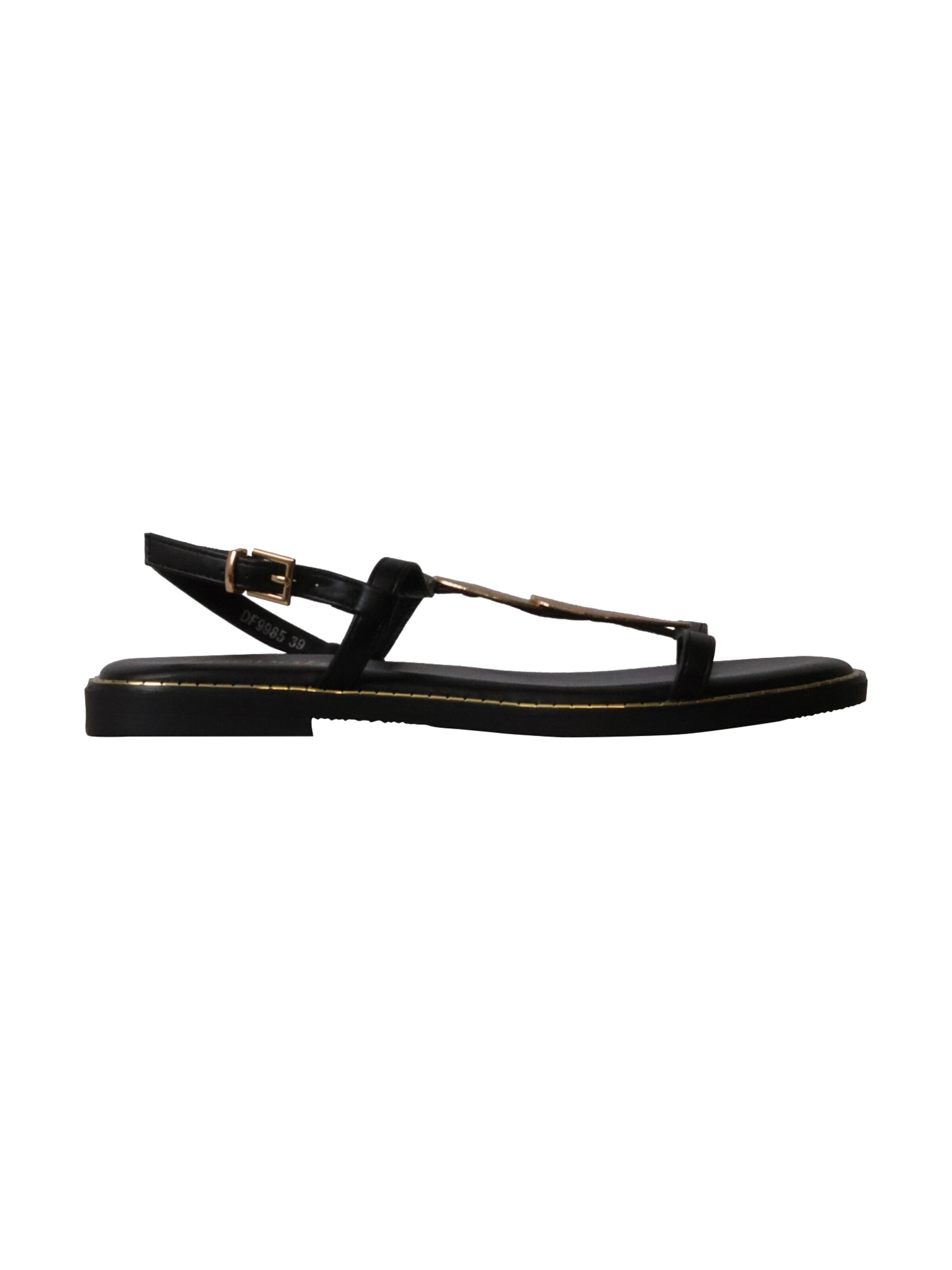 Super Mode - Sandalias 'Flache Riemchensandalen von Loevah Paris' en negro