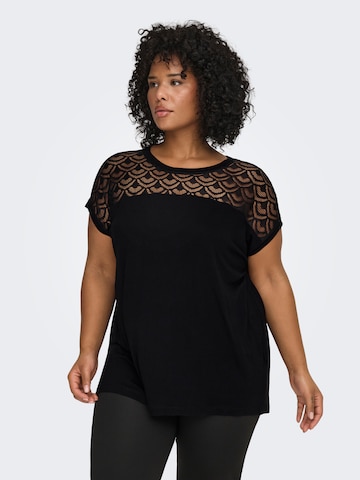 ONLY Carmakoma Shirts 'CARFlake' i sort: forside