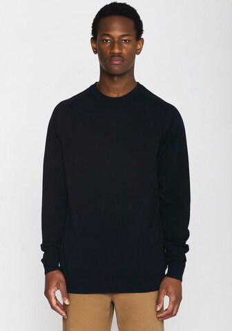 KnowledgeCotton Apparel Sweater in Blue: front