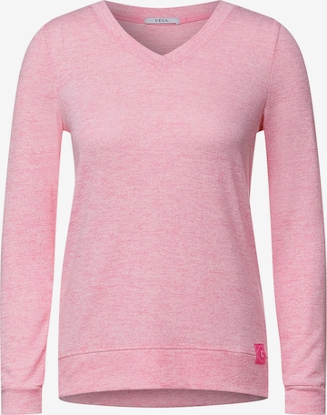 CECIL Sweater in Pink: front