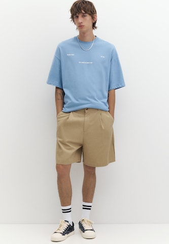 Pull&Bear Tričko 'STWD' - Modrá