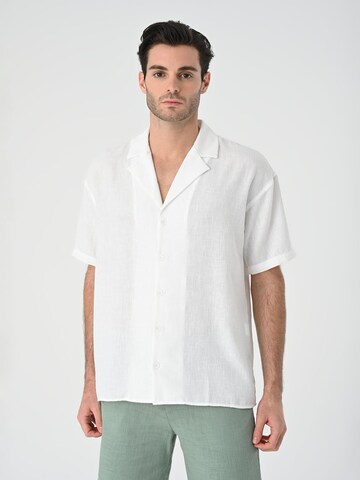 Antioch Regular fit Srajca | bela barva: sprednja stran