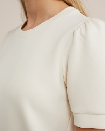 WE Fashion Μπλούζα φούτερ σε λευκό